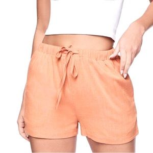 Xhilaration - Knit Lounge Shorts Sherbet Orange